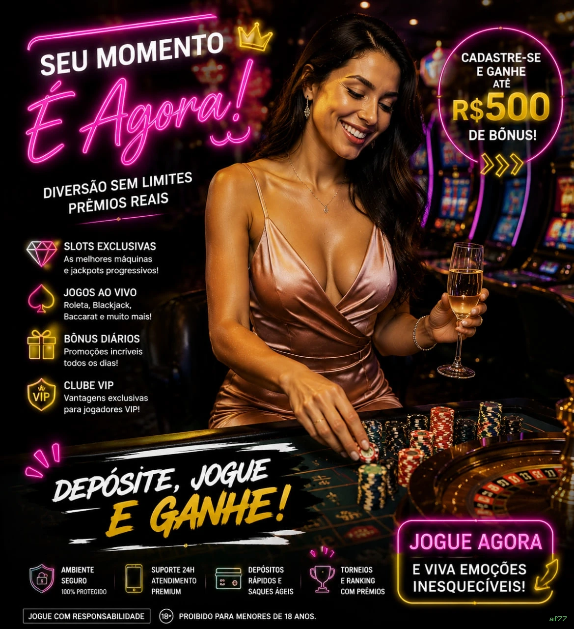 Cassino ao vivo af77 dealers